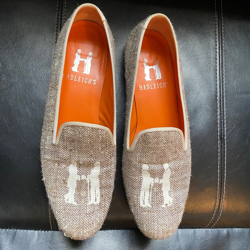 Hadleigh’s Audrey Linen Loafer